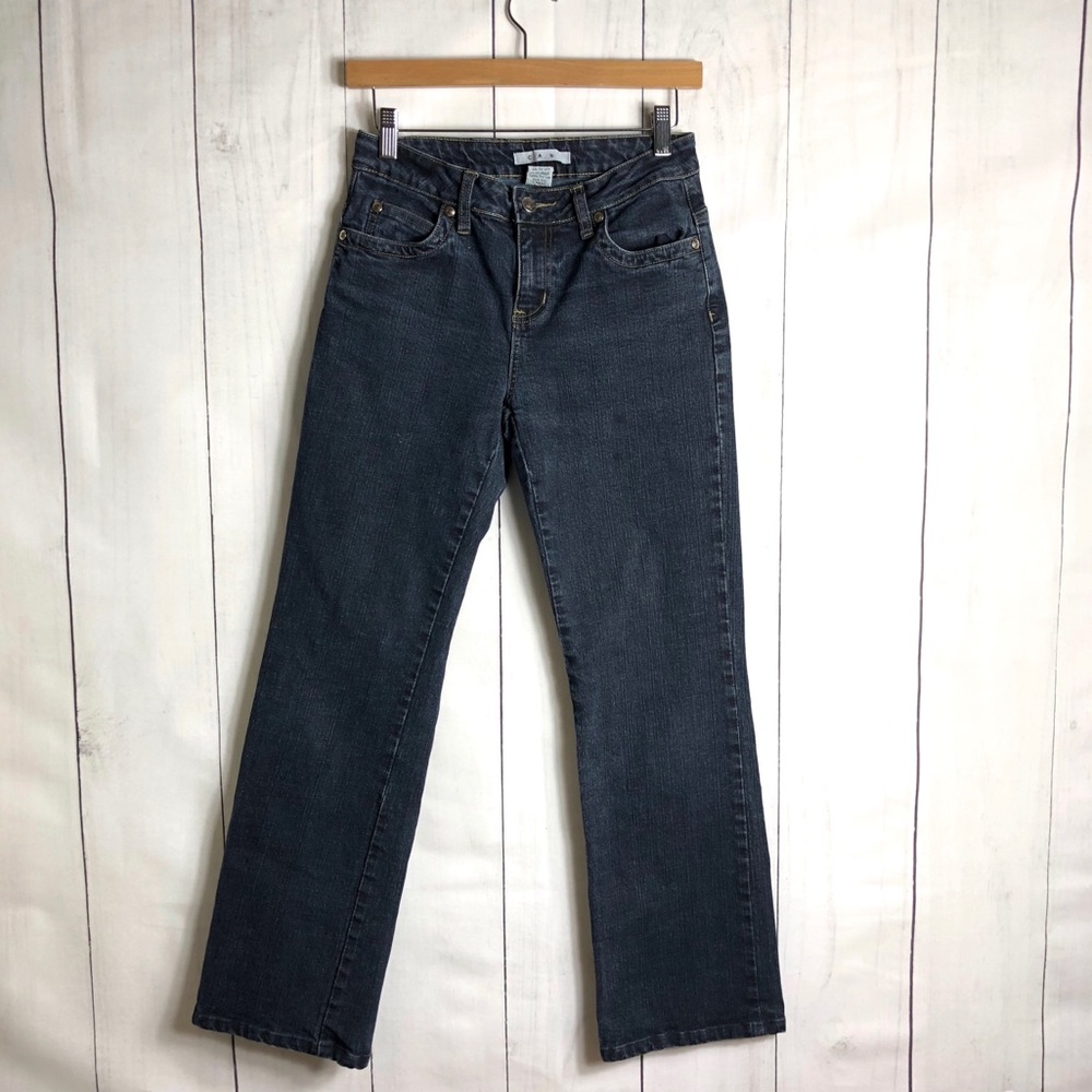 Cabi Jeans #895 Dark Wash Size 4 Straight Leg c11